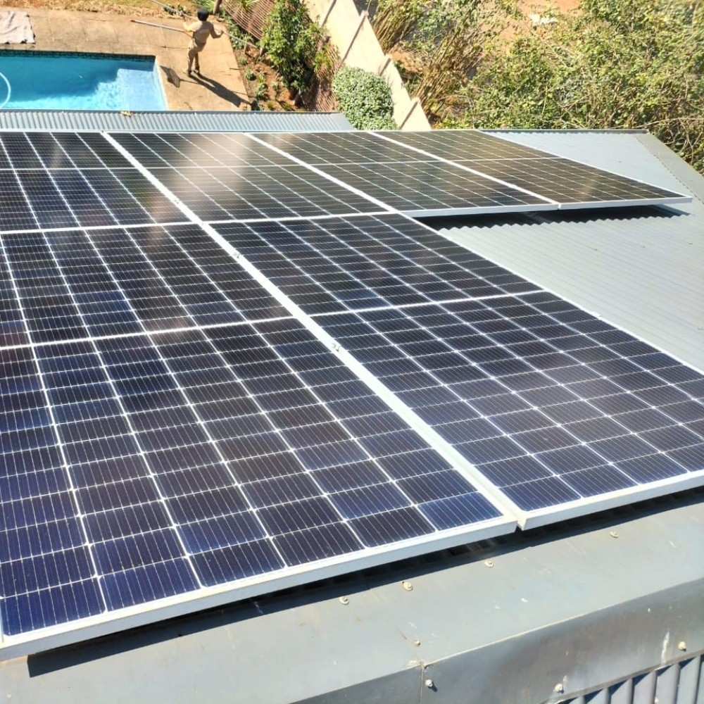 Solar panel cleaning in Howick, Hilton and Pietermaritzburg by Midlands Exterior Cleaning