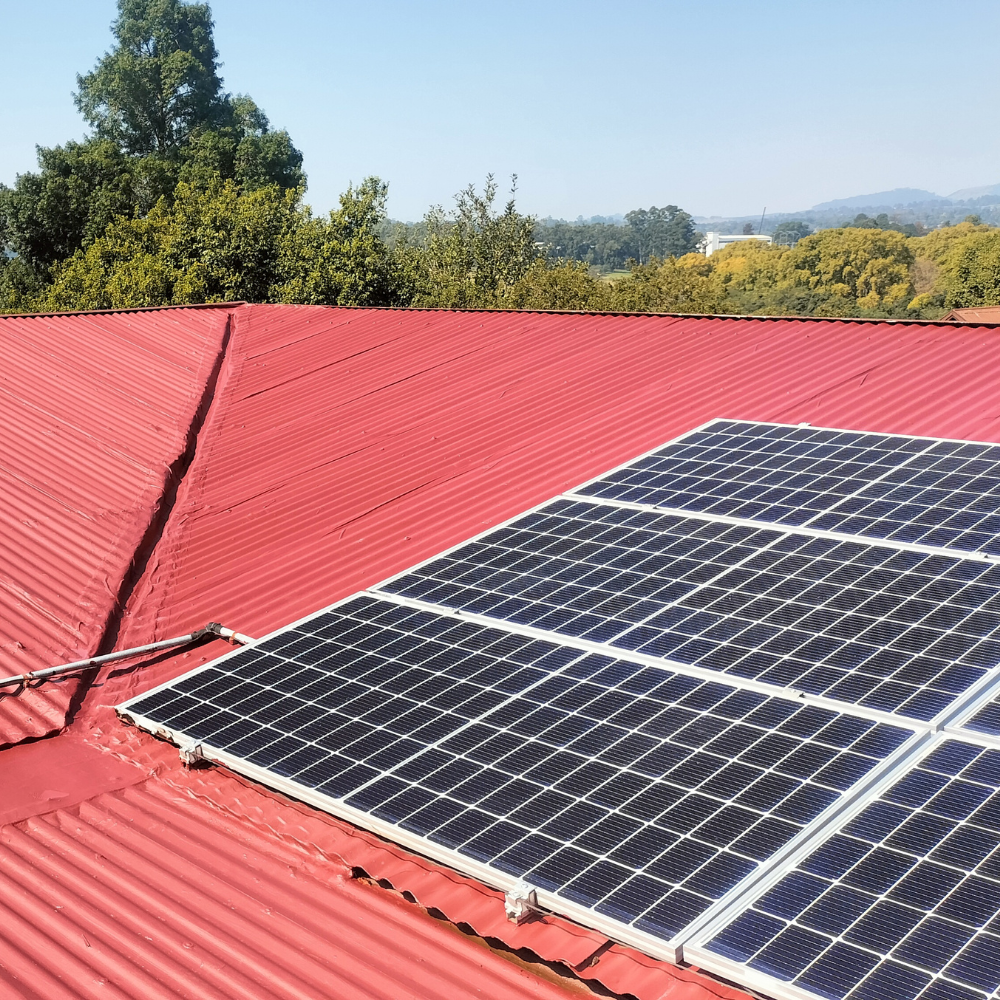 Monthly solar panel cleaning service for homes in Howick, Hilton and Pietermaritzburg